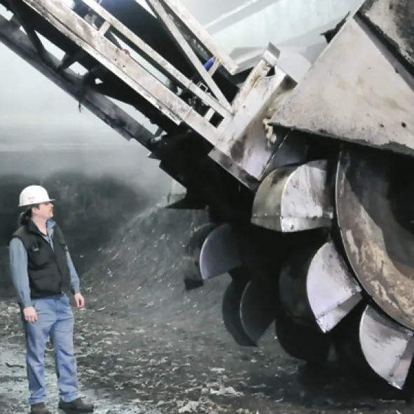 Biogas und Kompost